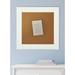 Lark Manor™ Linlin Bulletin Board Cork in White | 42 H x 0.75 D in | Wayfair C87/36.5-36.5