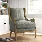 Armchair - Talmo 29" Wide Polyester Armchair Polyester in Brown Laurel Foundry Modern Farmhouse® | 39 H x 29 W x 33 D in | Wayfair