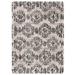 White 36 x 2.56 in Indoor Area Rug - Foundry Select Cockrell Geometric Cream/Gray Area Rug | 36 W x 2.56 D in | Wayfair