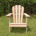 Highland Dunes Ebner Adirondack Chair Wood in Brown | 26.38 H x 22.5 W x 27.17 D in | Wayfair ADC0292200000