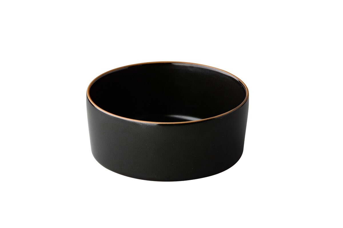 Q Authentic Stylepoint - Schale schwarz 12,7x6,7cm - 6 Stück - Japan Image