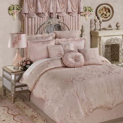 Princess Comforter Set Blush, California King, Blush