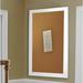 Lark Manor™ Linlin Wide Wall Mounted Bulletin Board Wood/Cork in Brown | 48 H x 30 W x 0.75 D in | Wayfair C36/24.5-42.5