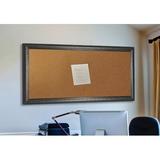 Lark Manor™ Linlin Royal Curve Wall Mounted Bulletin Board Wood/Cork in White | 36 H x 18 W x 1 D in | Wayfair DABY2473 38718057