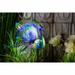 Dakota Fields Rockcale Solar Peacock Garden Stake Glass/Metal | 9.65 H x 37.01 W x 13.19 D in | Wayfair FFA72621CBB44039838C070B22418379