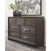 Red Barrel Studio® Wafrt 7 Drawer Double Dresser Wood in Brown | 38.13 H x 59 W x 16.88 D in | Wayfair 8D8090148441464A8214C72F220D86EC