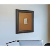 Lark Manor™ Linlin Brazilian Wall Mounted Bulletin Board Wood/Cork in Black | 35 H x 0.75 D in | Wayfair C32/30-30