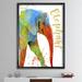 East Urban Home Colorful Safari Animals C - Picture Frame Graphic Art on Canvas Metal in Green | 40 H x 30 W x 1.5 D in | Wayfair