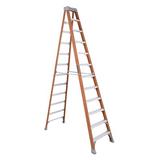 Louisville Ladder, 12 Ft, Fiberglass Step Ladder, Type Ia, 300 Lb Load Capacity, Fs1512 Fiberglass in Orange | 32 W x 7 D in | Wayfair