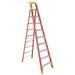 Louisville Ladder Louisville, 10 Ft, Fiberglass Cross Step Ladder, Type Ia, 300 Lb Load Capacity, Fxs1510 Fiberglass in Orange | Wayfair