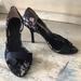 Nine West Shoes | Black Lace Heels | Color: Black | Size: 7.5