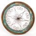 Ophelia & Co. Round Architectural Window Wall Decor Metal in Green/Blue | 29 H in | Wayfair 495014EB22FD4D28B464D3D7112F63F8