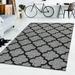 Black 47.24 x 0.35 in Area Rug - Charlton Home® Thornfeldt Geometric Flatweave Gray/Area Rug Polypropylene | 47.24 W x 0.35 D in | Wayfair