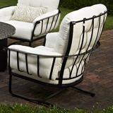 Red Barrel Studio® Asht Deep Seating Outdoor Chair w/ Cushion red | 43 H x 43 W x 36 D in | Wayfair 79E3C503E0BC4D90821768DE1DB4A900