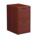 Winston Porter Nabil 28" H x 15.5" W Desk File Pedestal, Wood in Brown/Red | 28 H x 15.5 W x 22 D in | Wayfair RDBS9675 34519856