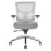 Symple Stuff Bartlett Mesh Task Chair Aluminum/Upholstered/Mesh in Gray | 37.5 H x 25.75 W x 24.75 D in | Wayfair BBF1575F9BA6419A880E14606B1C2485