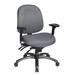 Symple Stuff Barrios Task Chair Upholstered/Metal | 40.25 H x 28 W x 25 D in | Wayfair BD162446424A42E0848CFD5C7BA8D003