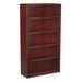 Winston Porter Nabil 65" H x 36" W Standard Bookcase Wood in Brown | 65 H x 36 W x 14 D in | Wayfair RDBS9671 34519847