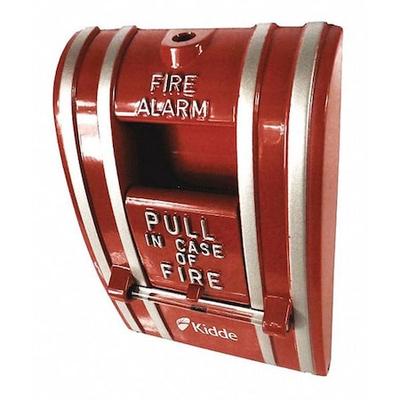 KIDDE K-270A-SPO Fire Alarm Pull Station,Red,2-1/2" D