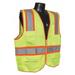 CONDOR 53YM66 High Visibility Vest,Yellow/Green,L