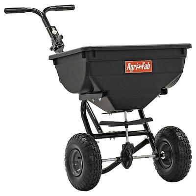 AGRI-FAB 45-0532 85 lbs Cap Broadcast Push Spreader For Fertilizer, Up to 4 ft