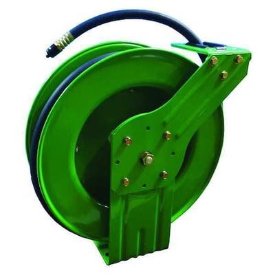 SPEEDAIRE 45UZ40 Spring Return Hose Reel, 3/4 in Hose Diameter, 25 ft Length,
