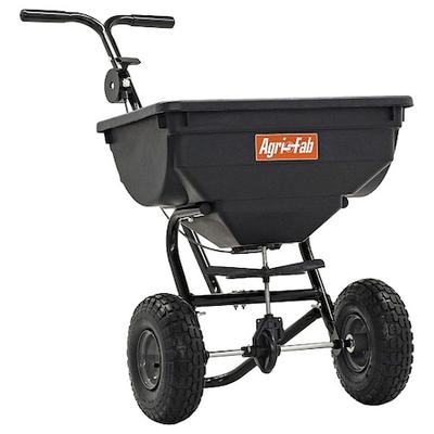 AGRI-FAB 45-0531 85 lbs Cap Broadcast Push Spreader For Fertilizer, Up to 4 ft