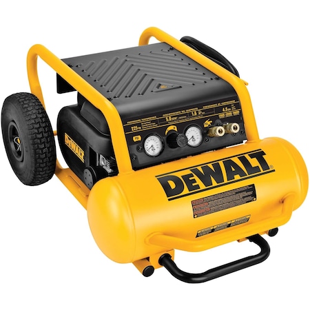 DEWALT D55146 Air Compressor, 1.60 HP, Hot Dog, 120VAC