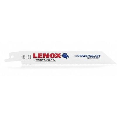LENOX 22756OSB614R 6"L x 14 TPI Metal Cutting Steel Reciprocating Saw Blade,