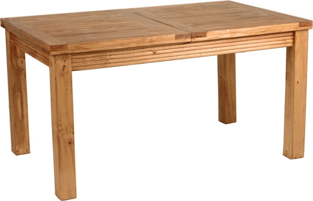 MiaMöbel Mexico Esstisch 150x90cm - ausziehbar Massivholz Pinie Landhaus Mexiko Möbel Mexikanisch Image