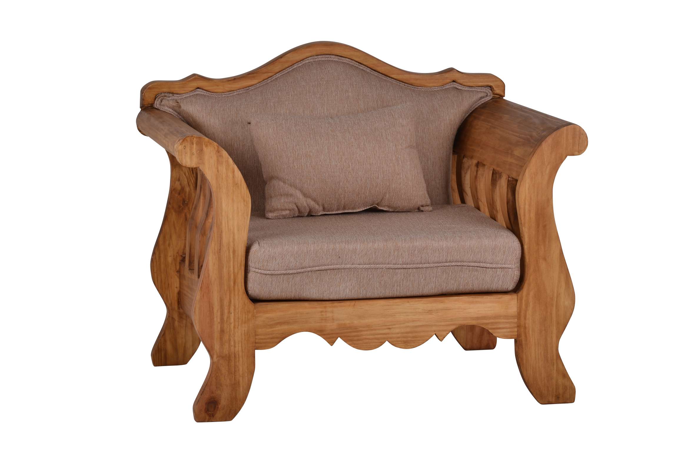 MiaMöbel Mexico Sessel Massivholz Pinie Landhaus Mexiko Möbel Mexikanisch