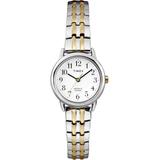 Easy Reader 25mm Expansion Band Watch White - Metallic - Timex Watches