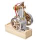ColiCor Stirling Engine with Hand Start Device Vertical Hit and Miss Complete Engine Model