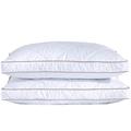 puredown Natural Goose Down Feather Pillows for Sleeping Down Pillow 100% Cotton Pillow Cover Downproof King Set of 2