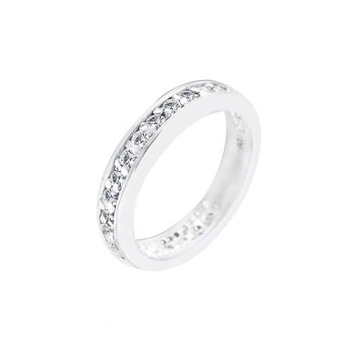 Elli - Bandring Kristalle 925 Silber Ringe 1 ct Damen