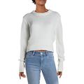 French Connection Women's Millie Mozart Solid Knits Sweaters, Summer White, Medium