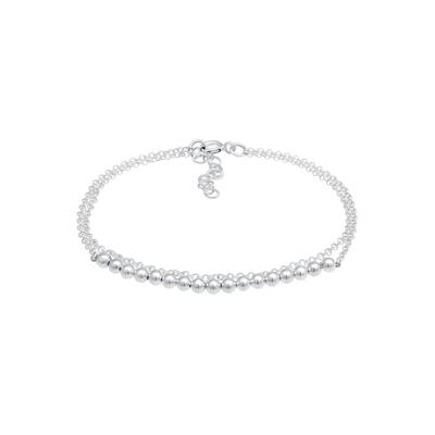 Elli Basic Layer Kettchen Kugeln Geo Design 925 Silber 16 Damen