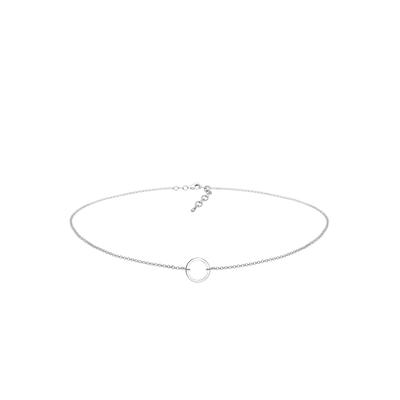 Elli - Choker Kreis Trend Geo 925 Sterling Silber Ketten 1 ct Damen