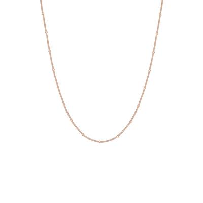 Elli Basic Panzerkette Kugeln Trend Fein 925 Silber 45 Damen