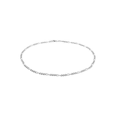 Elli PREMIUM - Choker Figarokette Basic Blogger Trend 925 Silber Ketten 1 ct Damen