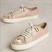Anthropologie Shoes | Anthropologie / Bibi Lou Beaded Sneakers | Color: Cream/Pink | Size: 8
