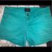 American Eagle Outfitters Shorts | American Eagle Teal Midi Shorts | Color: Blue | Size: 2