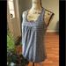 Athleta Tops | Athleta Space Dye Grey Tinker Tie Tank | Color: Black/Gray | Size: M