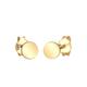 Elli PREMIUM - Kreis Geo Trend Minimal Filigran 585 Gelbgold Ohrringe Damen