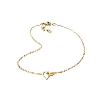 Elli - Herz Liebe Unendlich Strand 925 Sterling Silber Fußketten 1 ct Damen (49.99 € / 1 ct)