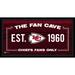 Kansas City Chiefs Framed 10" x 20" Fan Cave Collage