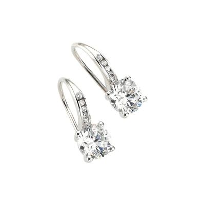 Giorgio Martello Milano Ohrhaken mit Zirkonia, Silber 925 Onesize Damen
