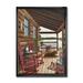 East Urban Home 'Sleeping Dog at the Lake House' - Picture Frame Print on Canvas in Brown | 20 H x 12 W x 1 D in | Wayfair