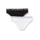 Emporio Armani Damen Bi-pack Brief Iconic Cotton Unterwäsche BI-PACK BRIEF, Schwarz 1, XL