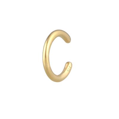 Elli PREMIUM Single Earcuff Basic Trend Blogger 375 Gelbgold OneSize Damen